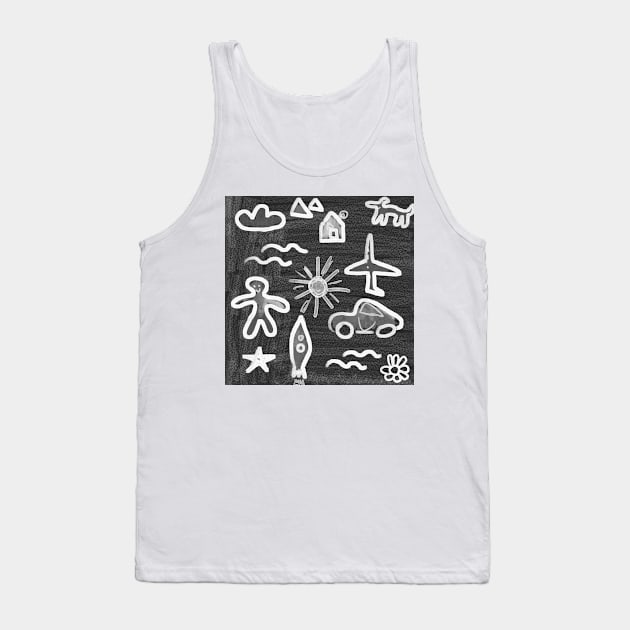 Life and travel watercolor Tank Top by Woohoo